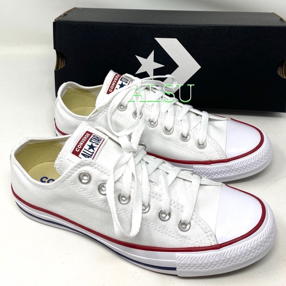 Converse All Star Classic Low Canvas White Women’s Size Sneakers M7652C - Picture 7 of 8